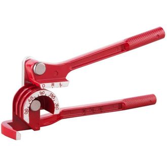 OEM Doblador De Tubos Angular De 180&deg; Para Tubos De 1/4, 5/16 Y 3/8 De Di&aacute;metro, En Cobre, Aluminio, Acero Inoxidable (delgado), Plata Y Rojo. -crezuo