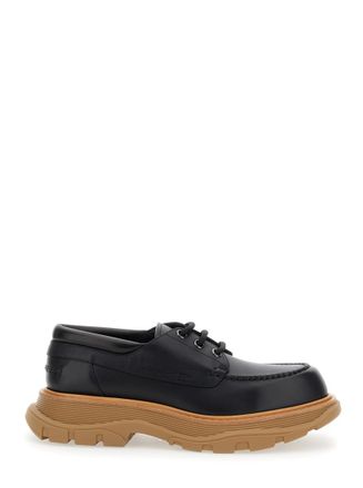 Alexander McQueen Black Logo Dress Shoes