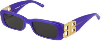 Balenciaga Stijlvolle zonnebril Bb 0096S - Dames - Zonnebrillen - Paars - 51 MM - Accessoires