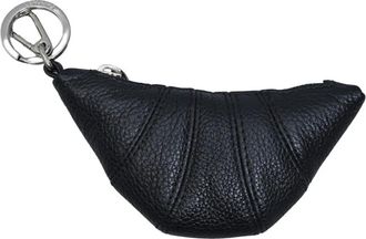 Christophe Lemaire Mini Croissant Sleutelhanger - unisex - Sleutelhangers & Tashangers - Zwart - ONE Size - Katoen - Accessoires