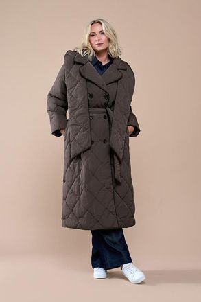 Mart Visser Ivana Trenchcoat Bruin Maxi