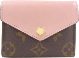Louis Vuitton Monogram Rose Ballerine Monogram Wallet (Bi-Fold) (Pre-Owned)
