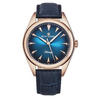 Revue Thommen Heritage Automatic Blue Dial Mens Watch 21010.2568