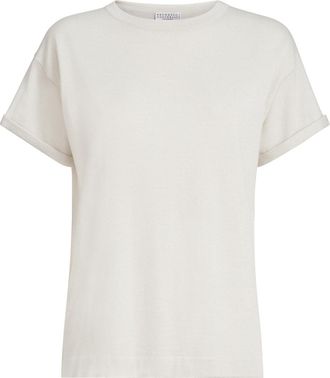 Brunello Cucinelli Cashmere and silk lightweight sweater in White at Nordstrom, Size Xx-Small Eu