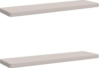 vidaXL Cojines Para Banco De 2 Piezas Vught 2 Uds. 100% Poli&eacute;ster Vidaxl