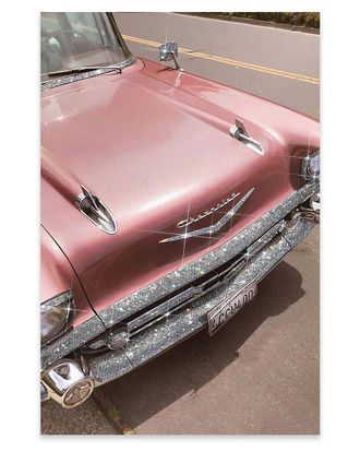 iCanvas Icanvas Retro Car Print On Acrylic Glass By Yana Potter