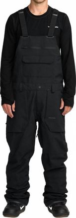 Volcom Roan Bib Overall Snowboard Pants In Black