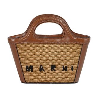 Marni Mini Bags, female, Brown, Size: ONE SIZE Tropicalia Micro Bag