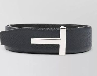 Tom Ford reversible leather belt adjustable length textured
