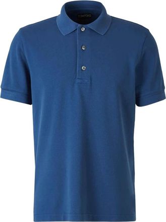 Tom Ford Heren, Tops, Blauw, Maat: XL Katoen