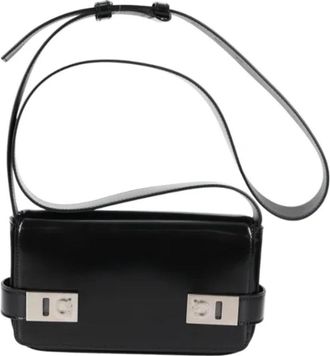 Ferragamo Tweedehands leren schoudertassen - Dames - Vintage Schoudertas - Zwart - ONE Size - Leer - Vintage