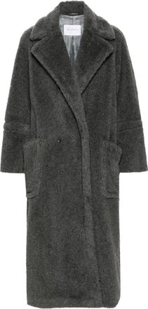 Max Mara Kadiak coat - women - Viscose/Virgin Wool/Alpaca/Silk - S - Grey