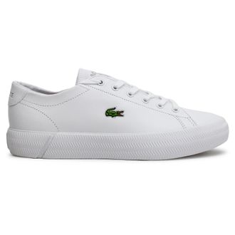 Lacoste Gripshot BL Leather Synthetic Womens Comfort Trainers - UK 6.5 - US 8.5 Women - EU 40 - White White - Size:UK 6.5