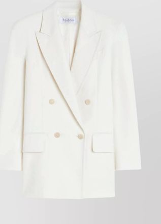 Max Mara double breasted blazer pockets