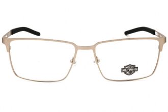 Harley-Davidson HD50101 Metal-Frame Rectangular Eyeglasses - Champagne