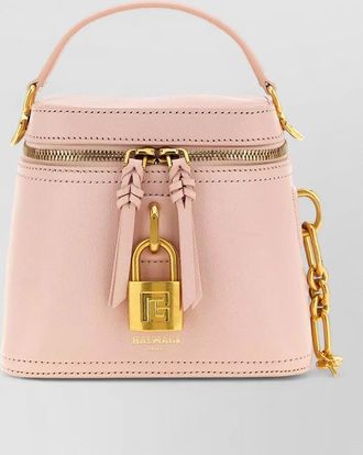 Balmain pulse vanity bucket bag top handle