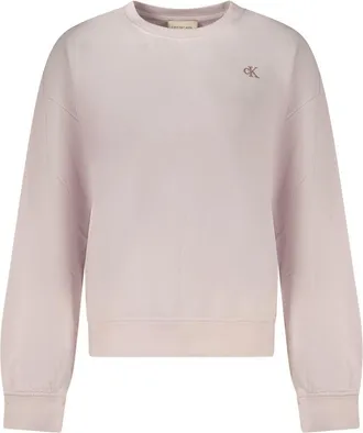 Calvin Klein Pink Cotton Womens Sweatshirt