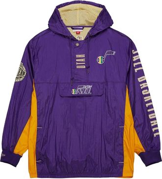 Mitchell & Ness Felpa Utah Jazz Team OG 2.0 con cappuccio - Viola