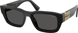Miu Miu MUC04S 16K08Z Womens Sunglasses Black Size 53