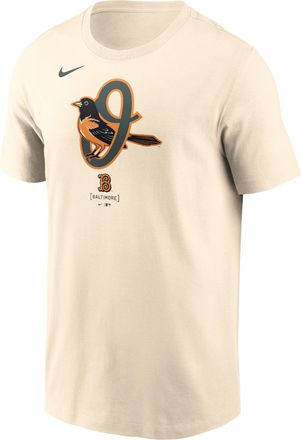 Nike Baltimore Orioles City Connect Large Logo Nike Mens MLB T-Shirt in Brown | N19915AOLE-SCA