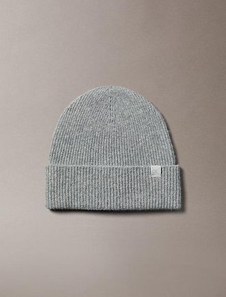 Calvin Klein Gorro De Cashmere Con Logo Emblem&aacute;tico