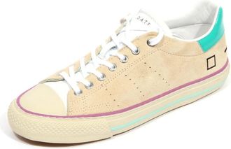 D.A.T.E. Colored Linea Schoenen - Dames - Sneakers - Beige - 36 EU - Schoenen