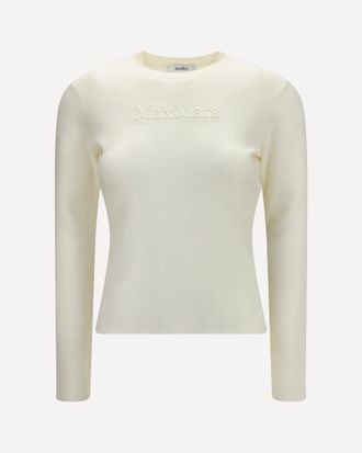 Max Mara Maglione Manto in lana a maniche lunghe Woman M