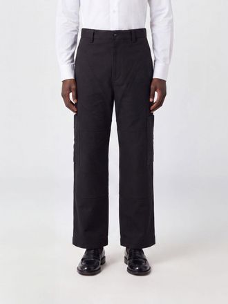Thom Browne Wide-Leg Cotton Cargo Trousers with Mid-Rise Waist