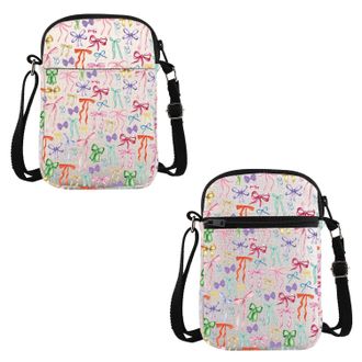 Generic PYOUL Coquette Bows Lover Gift Coquette Bows Crossbody Bag Coquette Design Travel Bag Women G-irls T-eens Gift (Coquette Bows CB)
