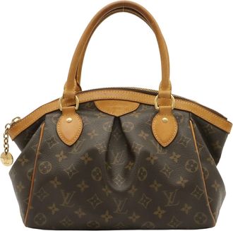 Louis Vuitton Brown Monogram Handbag Tote Bag (Pre-Owned)