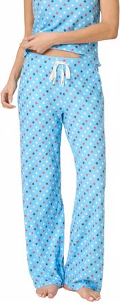 PJ Salvage Star Spangled Summer Pajama Pants In Bay Blue
