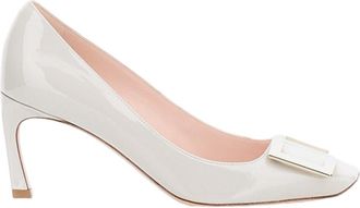 Roger Vivier Refined Grey Shoes with Moderate Heel