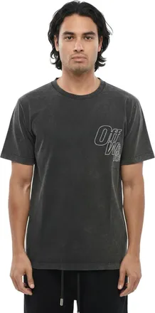Off-white Dark Grey Crew Neck T-Shirt