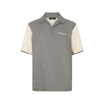 Dsquared2 Polo Shirts, male, Beige, Size: XL Polo DSQ E26