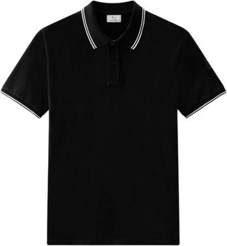 Woolrich Monterey Polo Zwart - Heren - Polos - Zwart - XL - Tops