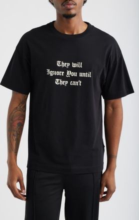 Palm Angels Statement Graphic T-Shirt in Black Off White at Nordstrom, Size Xx-Large