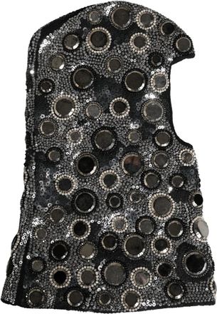 Dolce & Gabbana Balaclava Mutsen - unisex - Hoeden - Zwart - ONE Size - Wol - Accessoires