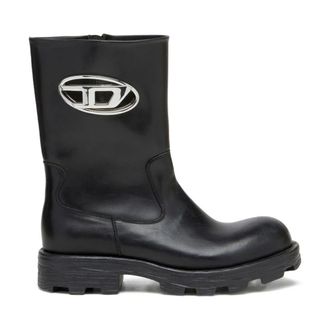 Diesel Dames, Schoenen, Zwart, Maat: 38 EU Leer