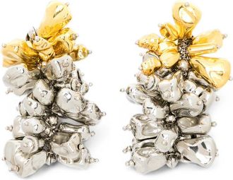 Dries Van Noten Metallic-effect Drop Earrings