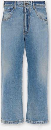 Maison Margiela Cropped Straight Leg Jeans