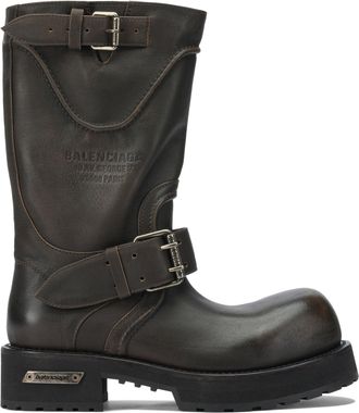 Balenciaga Venom Boots Marrone-Uomo