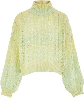 Mymo Jumper Dames LIME MUNT