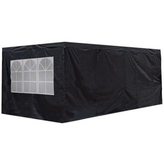 Regalos Miguel Regalos Miguel - Packs Laterales Carpas Plegables - Pack 4 Laterales Para Carpas 3x6 Master 4l1v1p - Negro