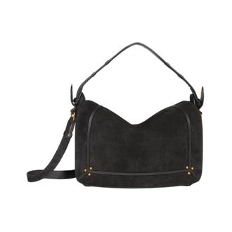 Jerome Dreyfuss Tassen, Dames, Zwart, ONE Size, Katoen, Pepito M Split Suede