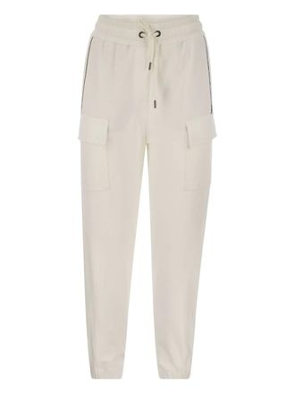 Brunello Cucinelli Trainingsbroek met trekkoord - Wit