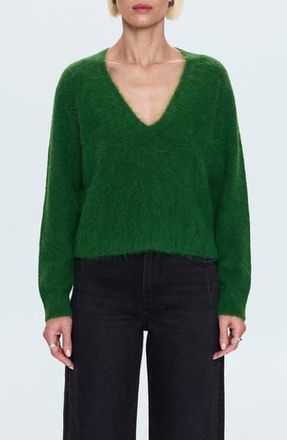 Pistola Denim Kit V-Neck Sweater in Winter Green at Nordstrom Rack, Size X-Large
