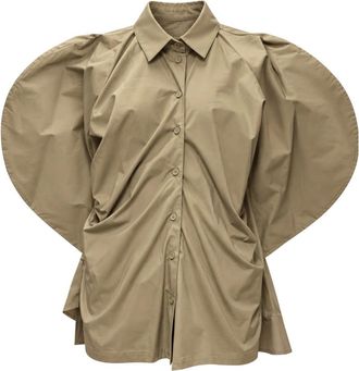 Meimeij Camicia M6Fag1 - - Blouses & Shirts - Donna - Beige - M