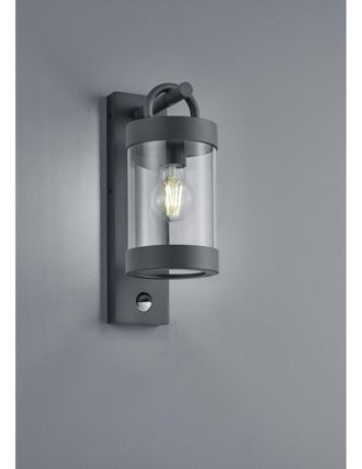 Trio Sambesi Antracita Farol Aplique De Pared Sensor De Movimiento Ip44 Lighting