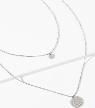 Simons Womens Mandala two-row necklace