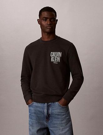Calvin Klein Sudadera Con Logo De Felpa De Algod&oacute;n